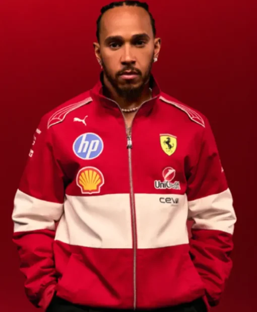 Scuderia Ferrari F1 2025 Team Racing Jacket