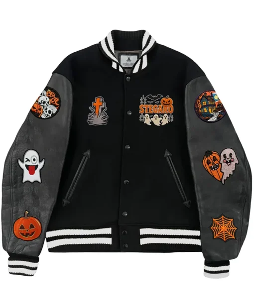 Stegaro Halloween Varsity Jacket