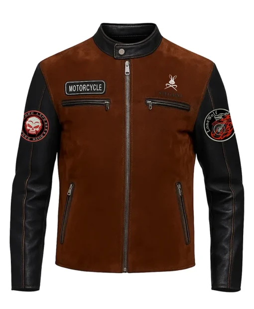 Stegaro Motorcycle Suede Jacket