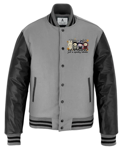 Stegaro Spooky Labubu Varsity Jacket