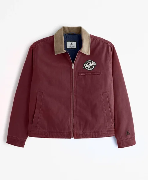 Stegaro Tiger Maroon Jacket