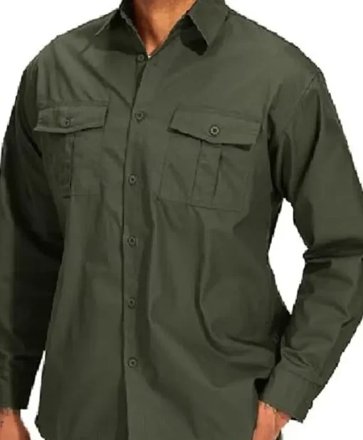 Sullivans Crossing S03 Green Scott Patterson Shirt