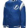 Tampa Bay Lightning Shutout Royal Varsity Jacket