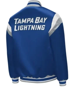 Tampa Bay Lightning Shutout Varsity Royal Jacket