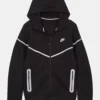 Tech Windrunner Reflective Black Fleece Jacket