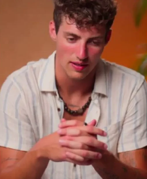 Temptation Island S06 Logan Paulsen Strip Shirt