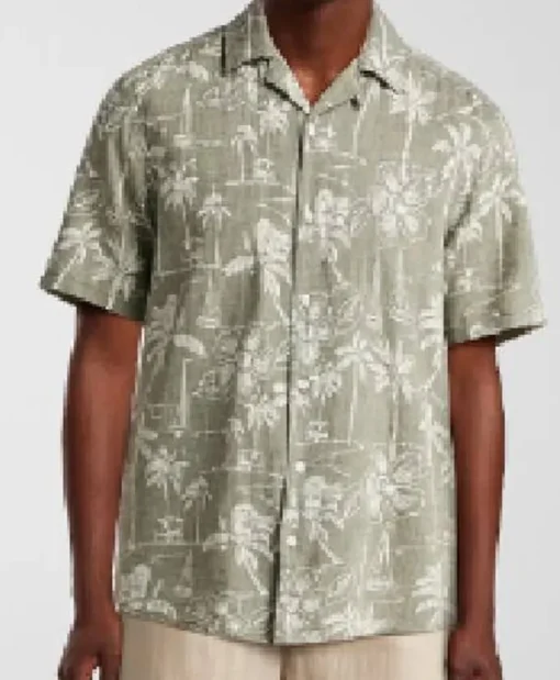 Temptation Island S06 Green Palm Shirt