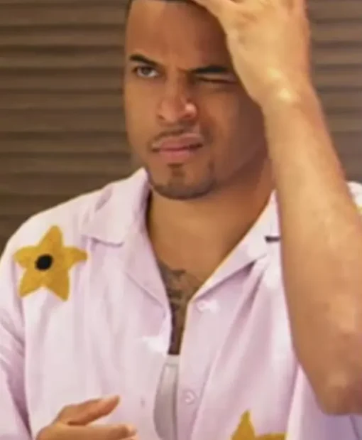 The Bachelor S29 Grant Ellis Floral Stars Shirt
