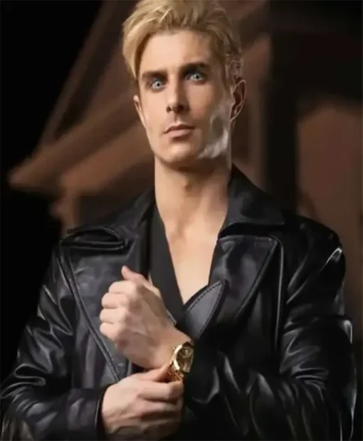 The Black Dagger Brotherhood 2025 Rhage Black Leather Coat