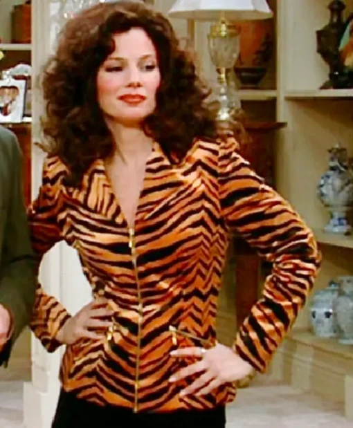 The Nanny S03 Fran Drescher Tiger Print Jacket