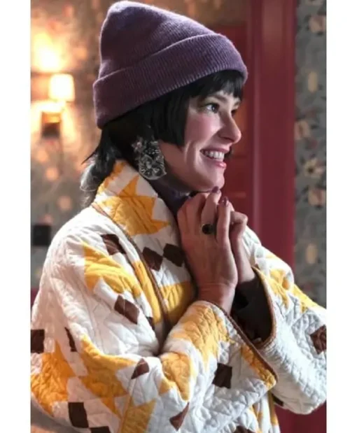 The Parenting 2025 Parker Posey Quilted Coat