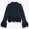 The Social 2025 Andrea Bain Fringe Knit Jacket