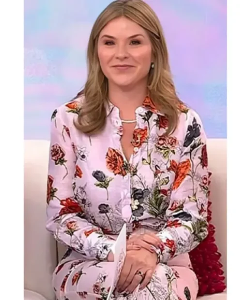 The Today Show Jenna Bush Floral Shirt
