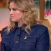 The View Sara Haines Belted Safari Denim Jacket