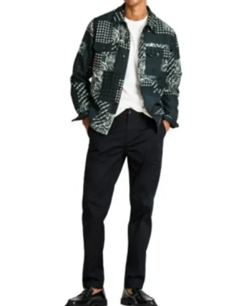 The Voice S27 Ethan Eckenroad Black White Shacket