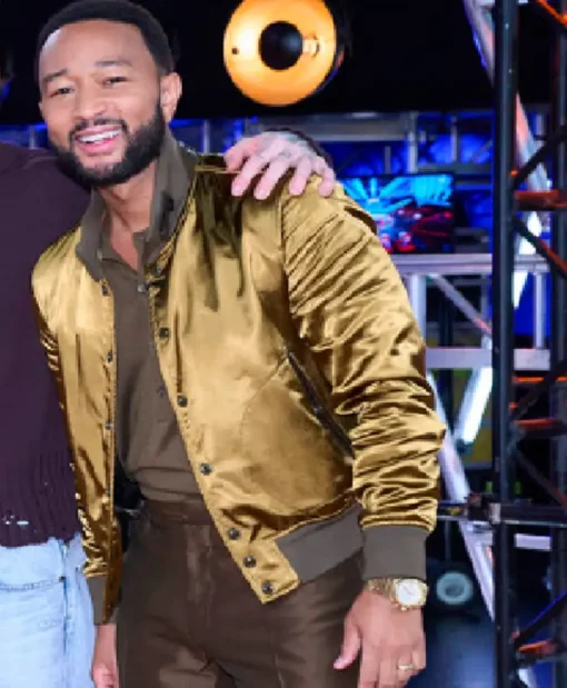 The Voice S27 John Legend Olive Silk Jacket