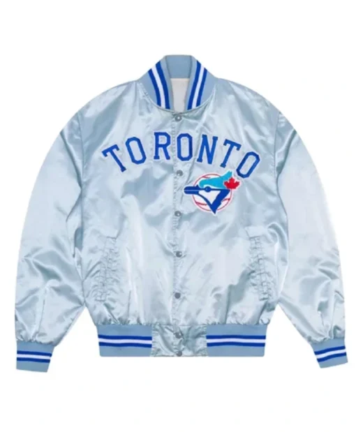 Toronto Blue Jays Baby Blue Varsity Jacket