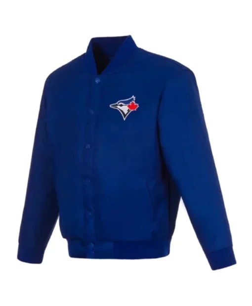 Toronto Blue Jays Royal Blue Letterman Varsity Jacket
