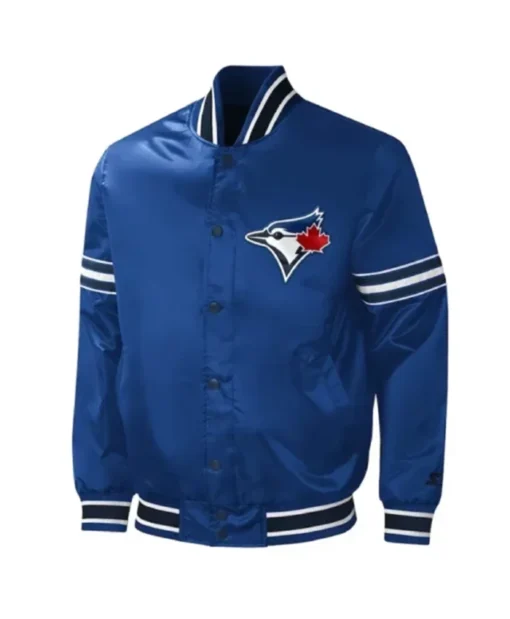 Toronto Blue Jays Royal Blue Midfield Varsity Jacket