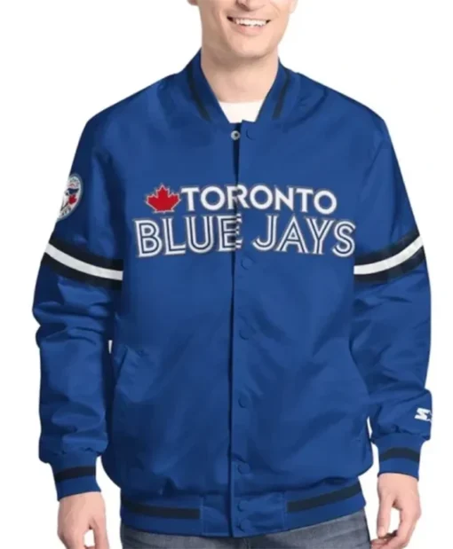 Toronto Blue Jays Scout Royal Blue Varsity Jacket