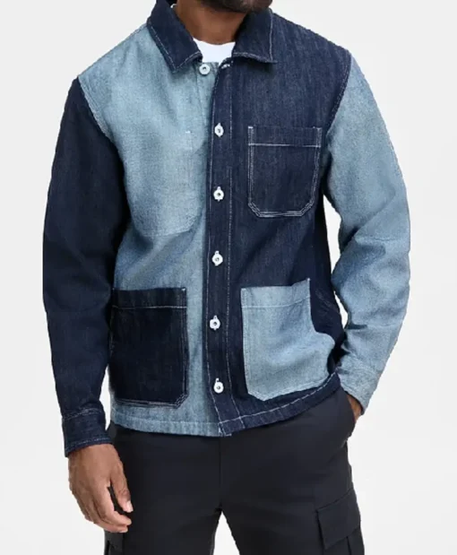 Tracker S02 Denim Colorblock Jacket