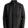 Unisex Black Leather Shirt