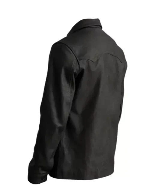 Unisex Leather Black Shirt