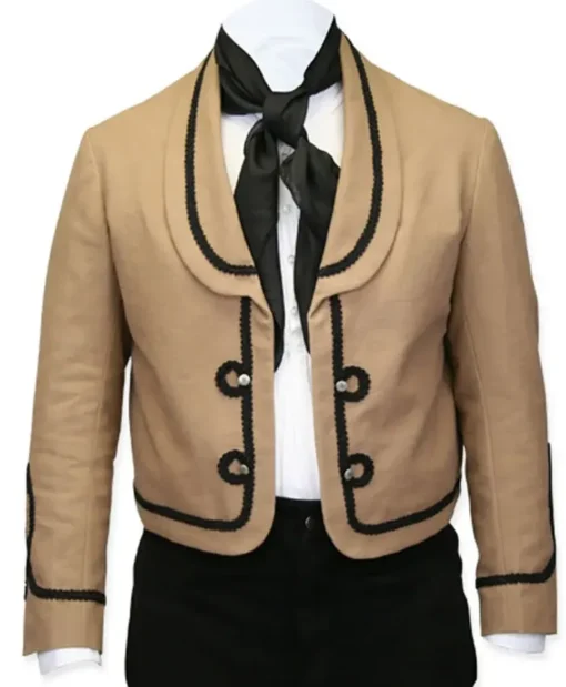 Unisex Mexican Vaquero Horse Riding Brown Jacket