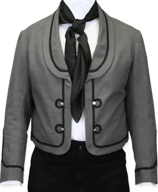 Unisex Mexican Vaquero Horse Riding Grey Jacket