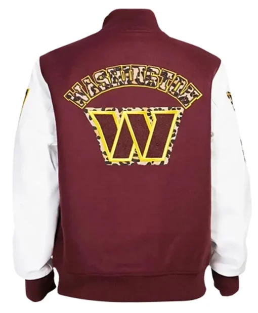 Washington Commanders Varsity Patches Jacket