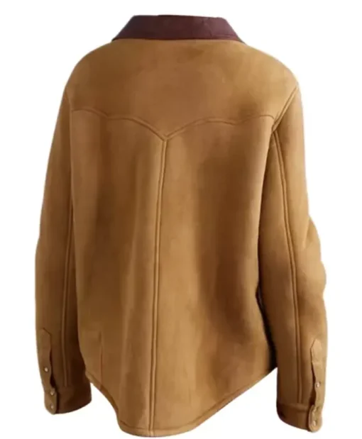 Women’s Camel Classic Suede Shirt