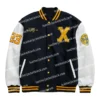 Xavier Institute Black And White Letterman Varsity Jacket