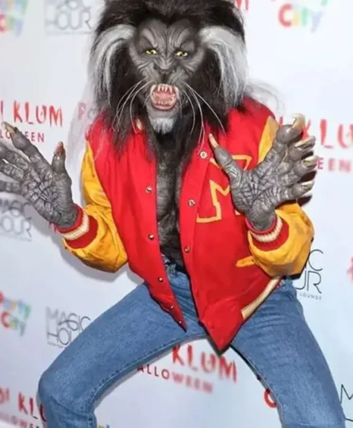 18th Annual Halloween Party Heidi Klum Varsity Jacket