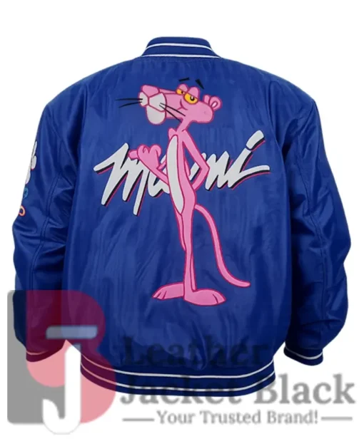 1963 Pink Panther Letterman Miami Blue Varsity Jacket