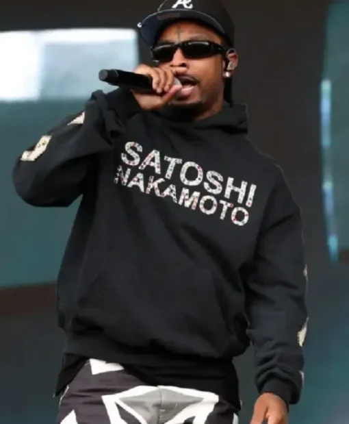 21 Savage Satoshi Nakamoto Black Hoodie