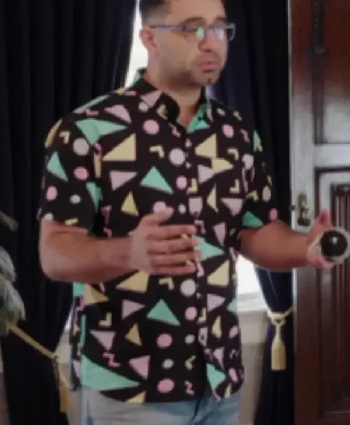 90 Day Fiance S11 Multicolor Geo Print Shirt