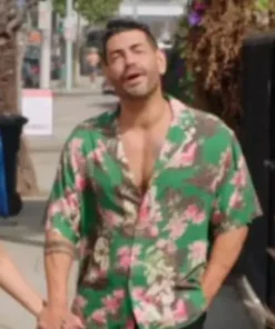 90 Day Fiance S11 Sarper Green Floral Shirt