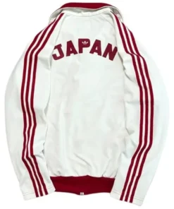 Adidas Japan White And Red Track Jacket