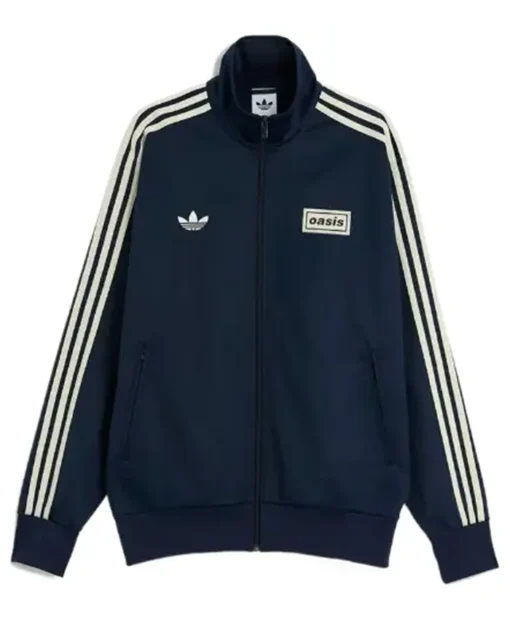 Adidas Oasis Navy Blue Zipper Track Jacket