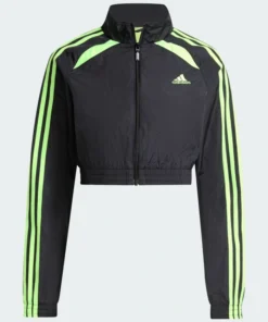 Adidas Teamgeist Adicolor Cropped Black Track Jacket