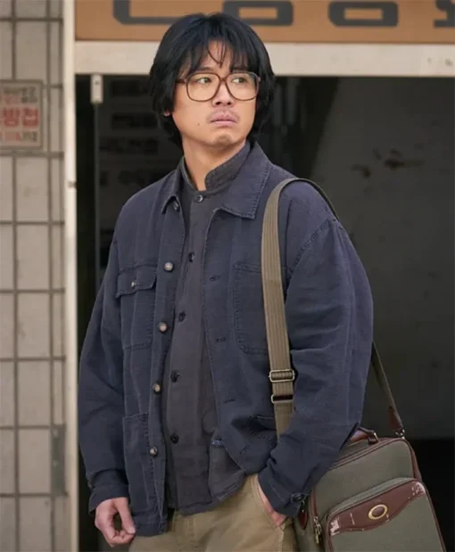 Aema S01 Cho Hyun-Chul Blue Cotton Jacket