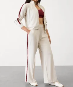 Arielle Prepetit Beyond the Gates 2025 White Tracksuit