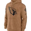 Arizona Cardinals Salute to Service Club Brown Hoodie