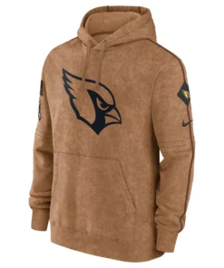 Arizona Cardinals Salute to Service Club Brown Hoodie