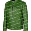 Bad Influence 2025 Green Alberto Olmo Leather Jacket