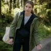 Before Your Father Finds Us 2025 Alexa PenaVega Green Coat
