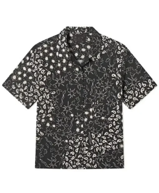 Below Deck S12 Kyle Stillie Black Floral Shirt