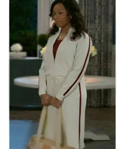 Beyond the Gates 2025 Arielle Prepetit White Tracksuit
