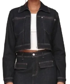 Beyond the Gates S01 Jen Jacob Cropped Black Jacket