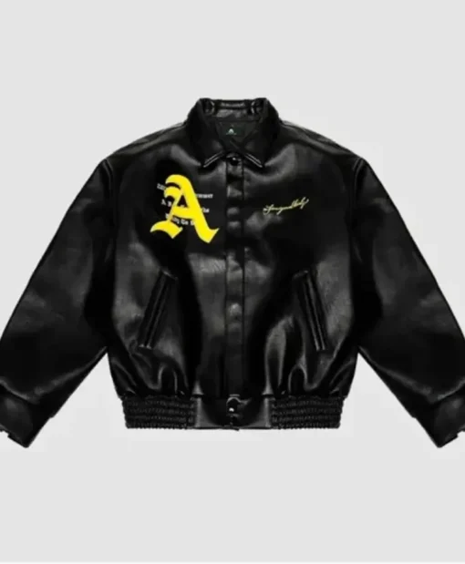 Black Doncare AFGKFerrari Leather Jacket